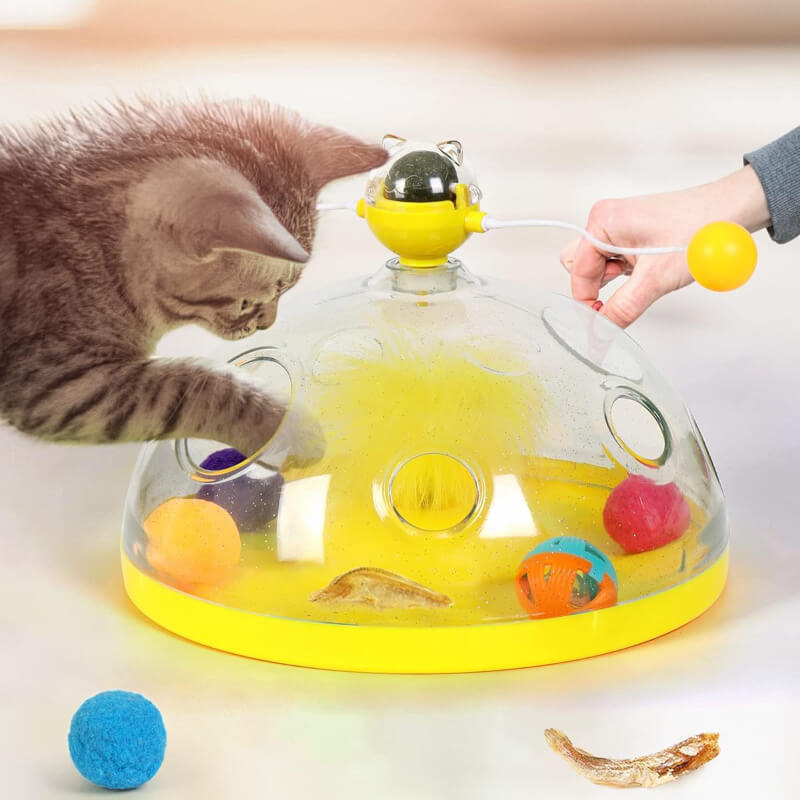 WhirlPlay - Windmill Interactive Multifunctional Cat Teaser Toy
